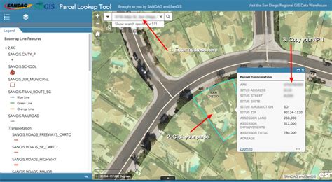 parcel lookup by address.